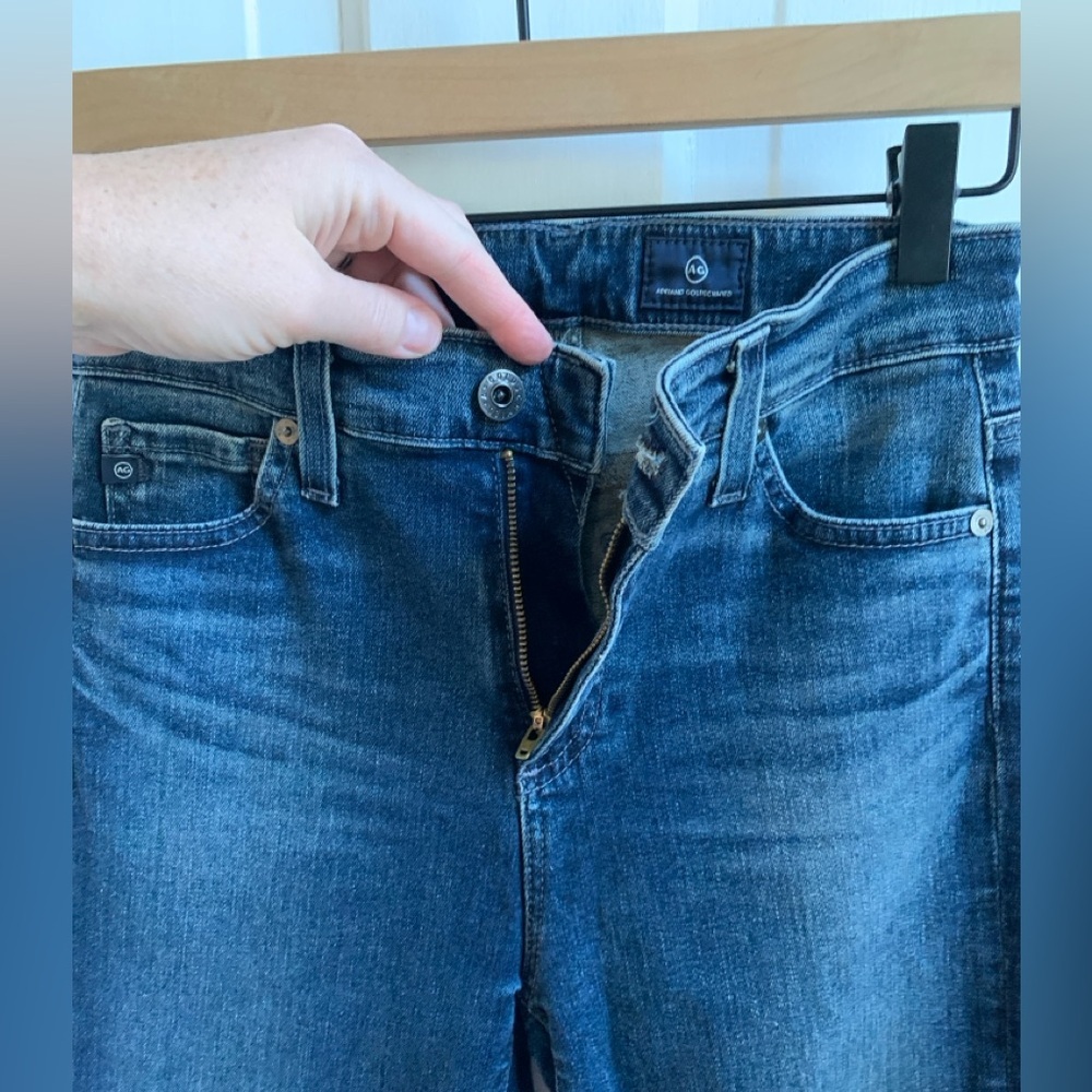 AG Adriano Goldschmied Mari High-Rise Straight Jeans Size 25 - Picture 3 of 5